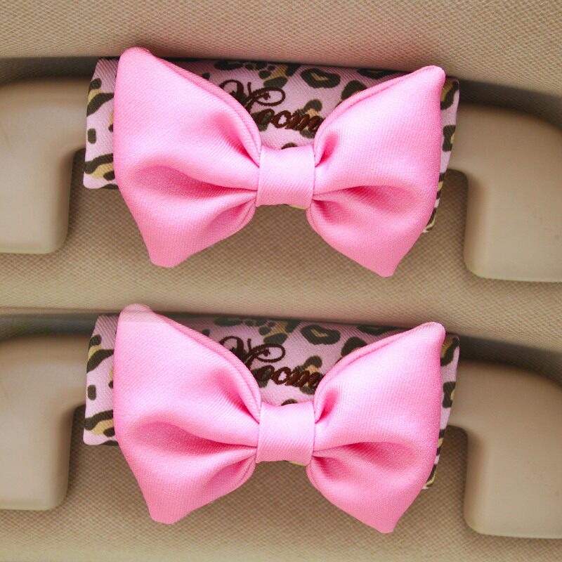 摩丝娃娃 汽车内饰拉手套套装 卡通可爱车内门把手套扶手套 对装