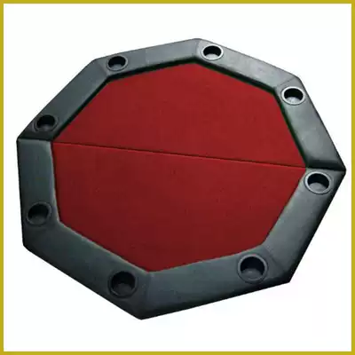 120CM wide OCTAGONAL table folding table Texas Hold'em flannel game table