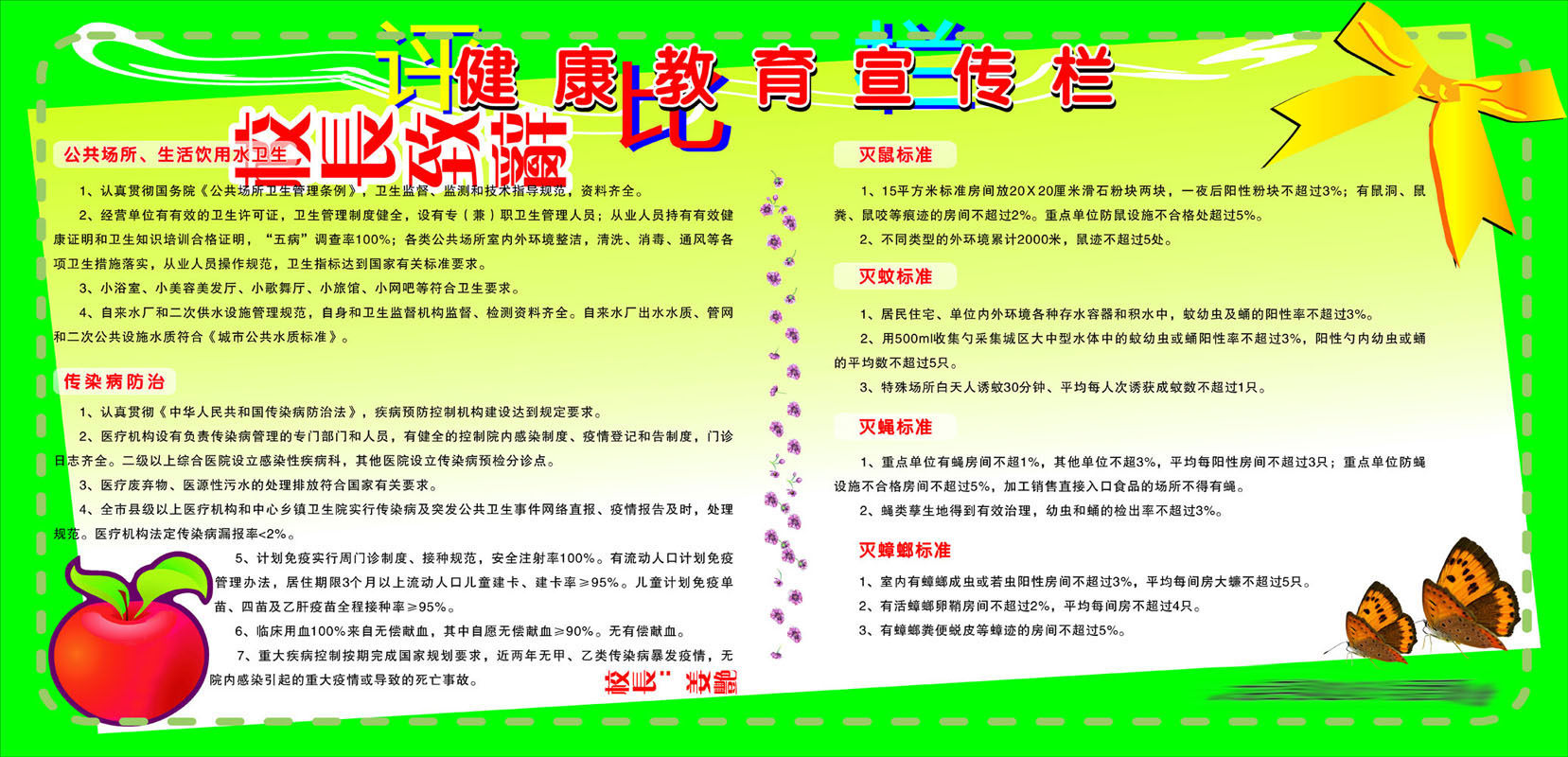 610办公装饰海报展板素材216健康教育宣传专栏(20)