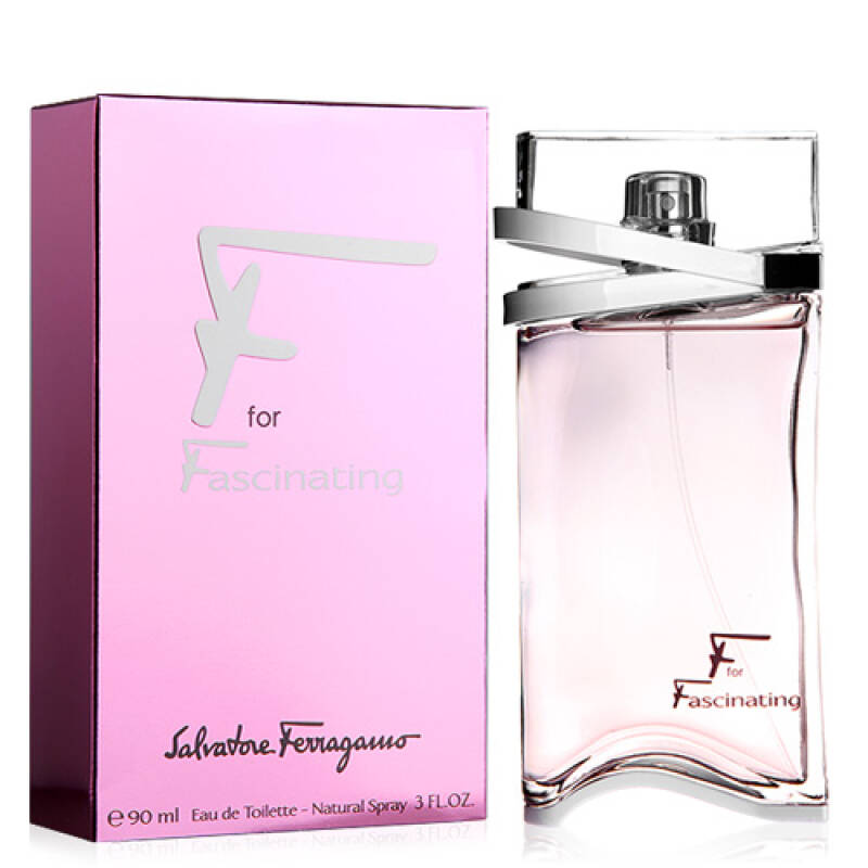 Ferragamo菲拉格慕闪粉恋爱女士淡香水50/90ml简装无塑封--仓