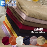 Lanh bông vải lanh bông quần linen vải lanh màu váy mùa hè phần mỏng vải đặc biệt - Vải vải tự làm