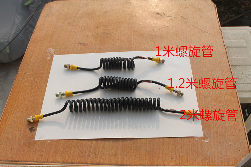 Yige joint new 1 m 2 m 3 m SPIRAL high pressure hose 30MPA 2 head outer wire 10*1 without female head