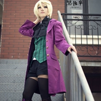 Manchu đen phó tế chúa tể 2cos Alois Yalos Tolansi trang phục cosplay nam nữ đầy đủ set - Cosplay cosplay hinata