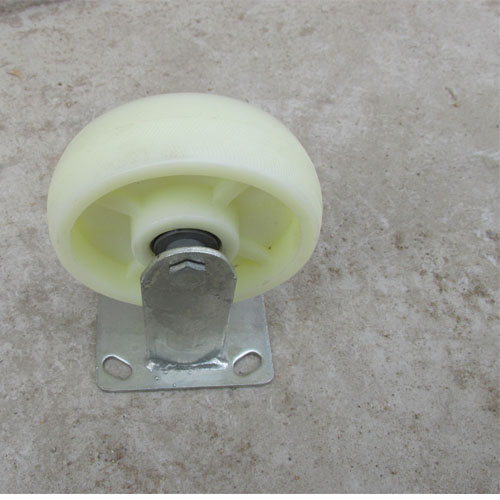 Flat wheel nylon wheel castors orientation wheels 6 inches