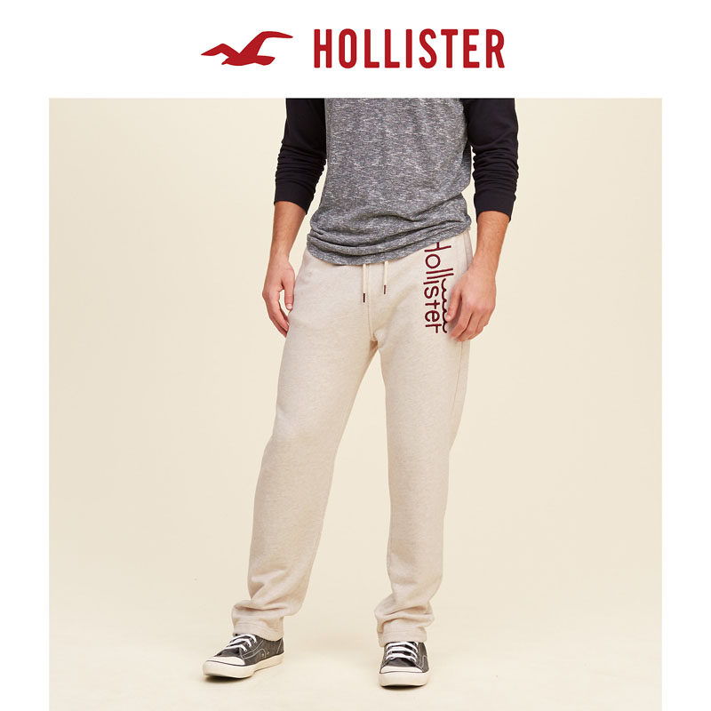 Hollister 徽标图案运动裤 男 103948