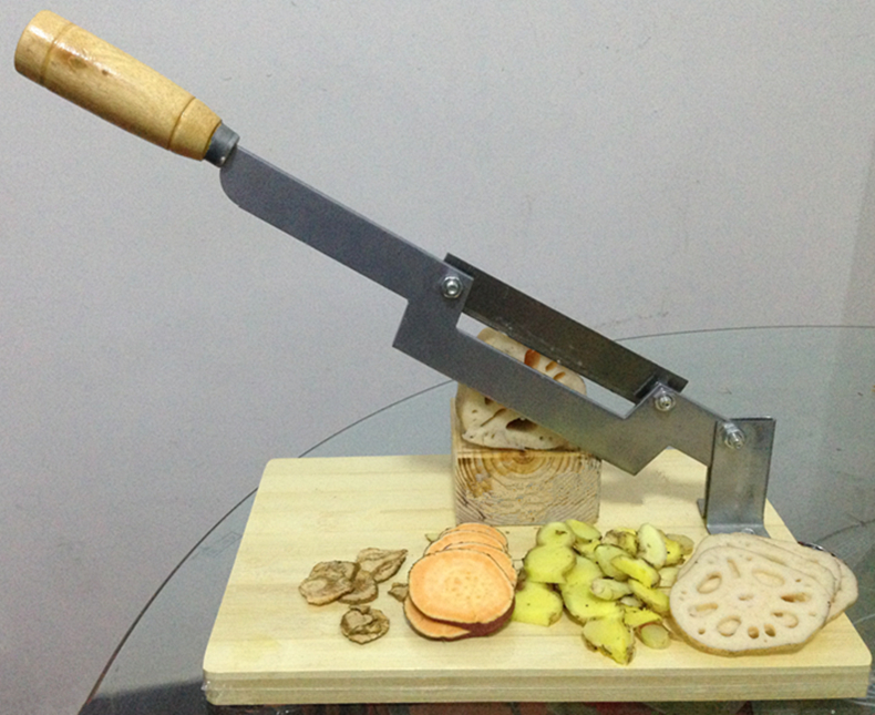 Household exquisite small rice cake slicer slicing knife rice cake knife cutting rice cake Ejiao medicinal material bamboo board bottom