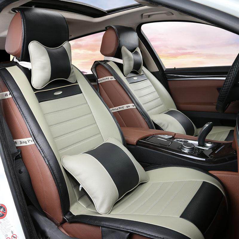 大众老款朗逸朗行帕萨特桑塔纳新宝来四季通用皮革坐垫汽车座垫