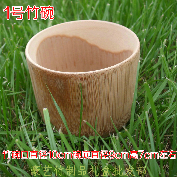 Pure hand polished baby rice bowls natural no lacquered large wood and wood cutlery Japanese style small bowl Children's bamboo bowls soup bowls