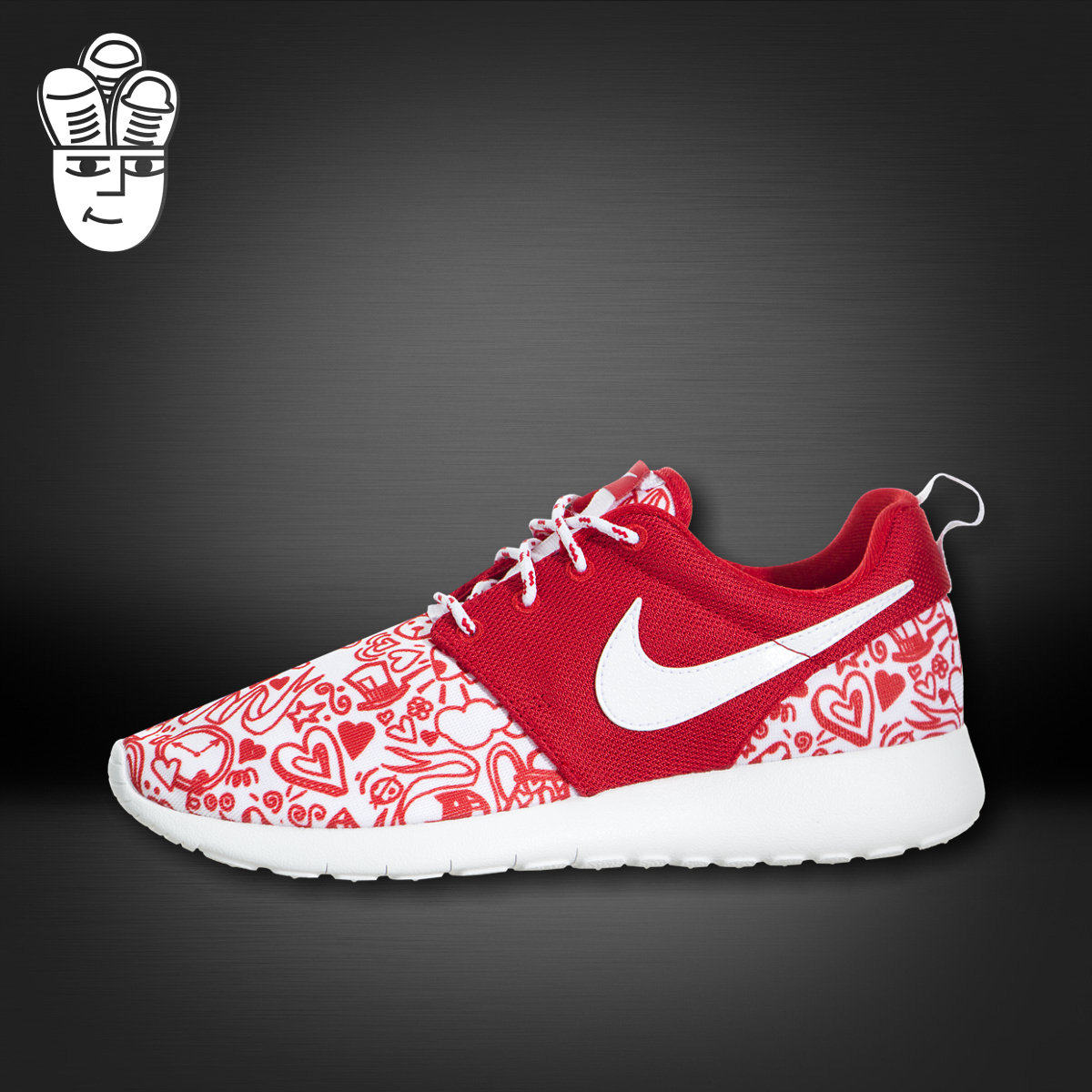Nike Roshe Run Print耐克男女GS低帮跑鞋 印花运动休闲鞋 677784