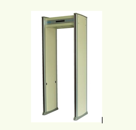 Waterproof 6 Area with lamp luxury Ancheck door Bronze aluminium iron plant Electronic factory Metal detection door Airport Court Handout