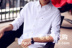 Hollister Chính hãng AF Mỹ HCO Seagull Mùa xuân và Mùa thu Nam Mới Áo sơ mi Oxford màu rắn Áo sơ mi dài tay - Áo áo sơ mi hàn quốc Áo