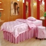 gia đình đẹp bốn bông bedspread giường Quảng trường New Beauty Body Massage khử trùng jacquard ren đặt đặc biệt cung cấp miễn phí vận chuyển - Trang bị tấm mua khăn trải giường spa