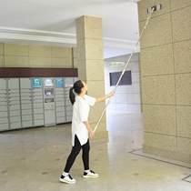 Hand-free washing extension rod flat mop wall wipe shed wash ceiling mop hotel factory property cleaning tool