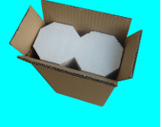 2 packs Double bottling express red wine foam box whole bag packaging outer carton wholesale two foam box bubbles