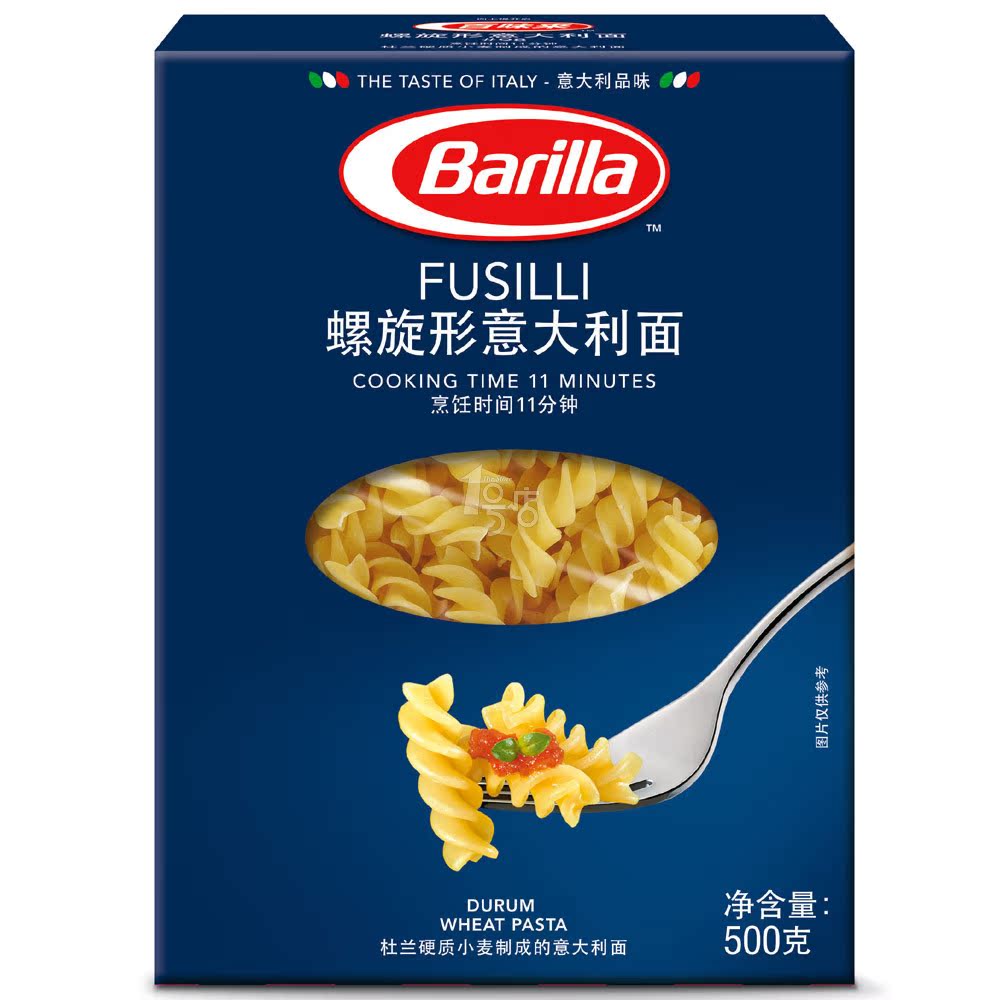 Barilla百味来 ＃98盒装螺旋式意大利通心粉 500g