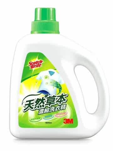 3M L102天然草本抗菌洗衣精 1800ml台湾官网直邮进口