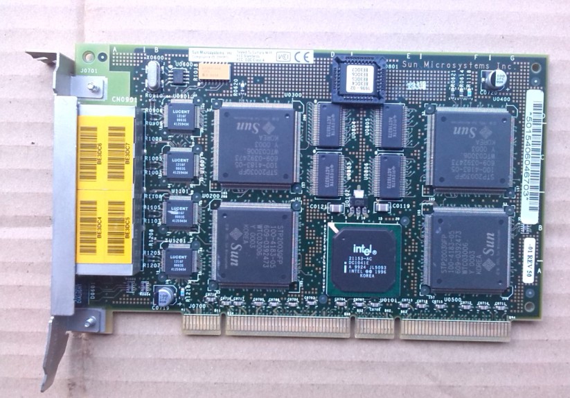 Original disassembly machine SUN X1034A 4-port network card 5015406 270-5406-02 Shanghai spot