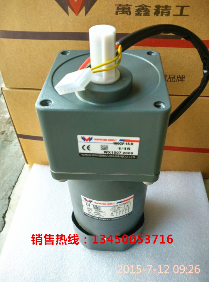 Wanxin Seiko Micro Speed Reduction Motor 200W 250W 220V Reduction Motor small transmission motor
