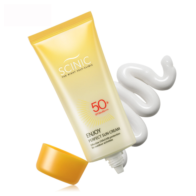 韩国SCINIC 防晒霜SPF50PA防晒隔离清爽不油腻70ml