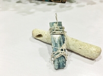 Out (Back to that time No 125) JOs Winding Art Himalayan Kyanite Pendant lone product