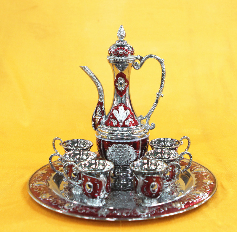 Russian Caitin Wine Furniture Kit Upscale National Wine With Tea Set Decorations Home Furnishing