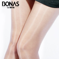 Baonasi Spring and summer stockings oily pearlescent for women, sexy ultra-thin seeb anti-snagging glossy pantyhose