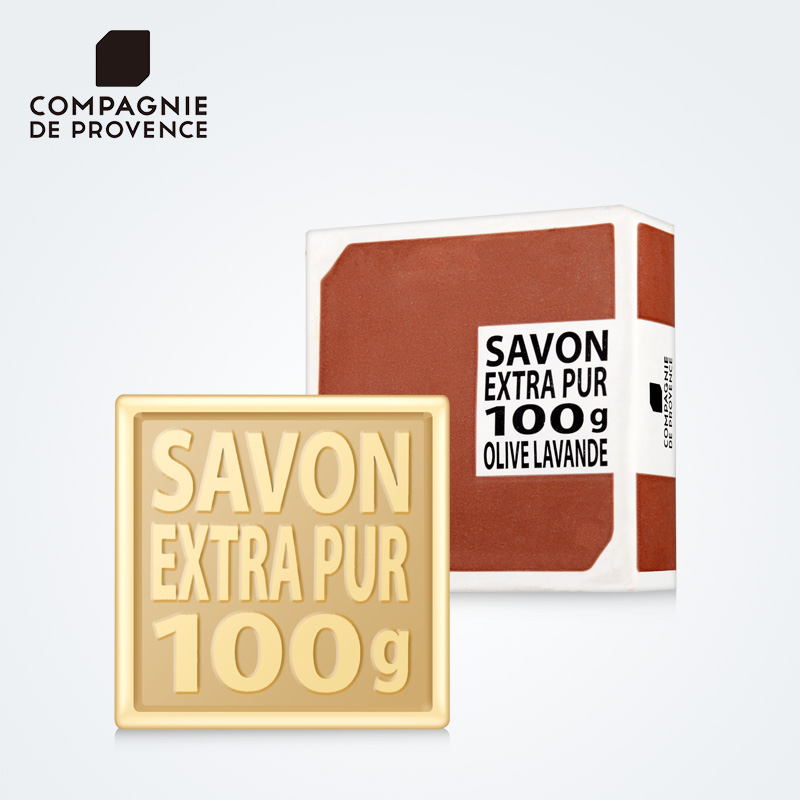 法国兰西碧 进口橄榄薰衣草手工皂100g 天然温和控油洁面SAVON