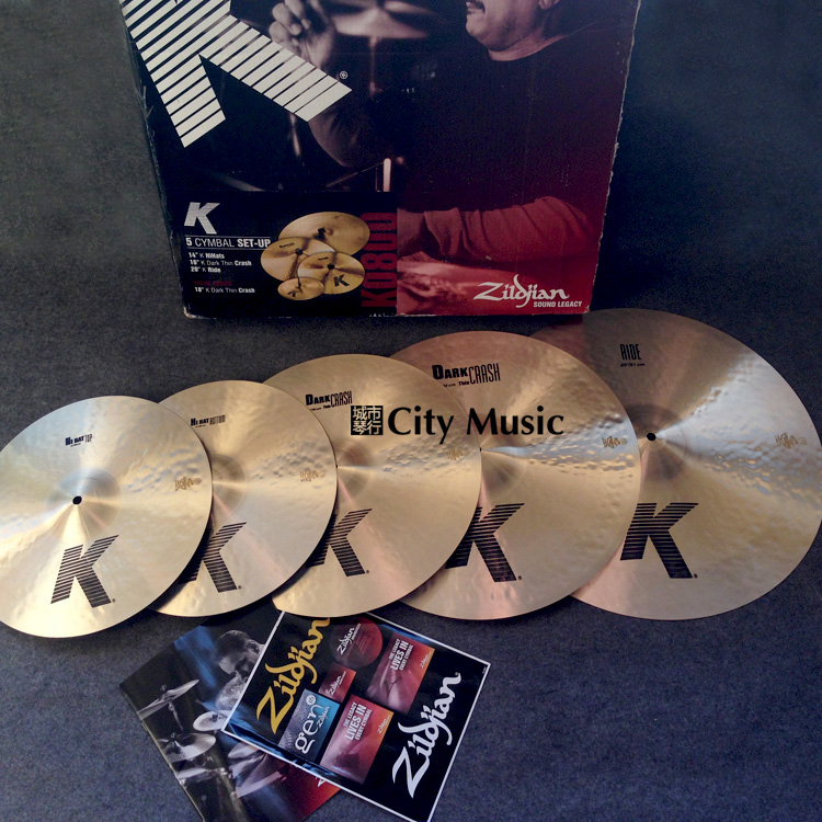 (City Harmonies) Michenophony ZILDJIAN K DARK 5-sheet Kit Cymbal-sheet K0800
