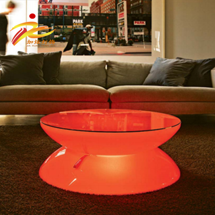 Factory Direct Selling LED Luminous Bar Table Fashion Tea Table Nightfield Bar KTV Table And Chairs Cocktail Coffee Table