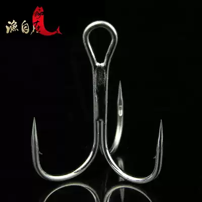 Fishing high-carbon large anchor hook three hooks with barbed fishhook three-hook hook three-Claw hook fishing supplies