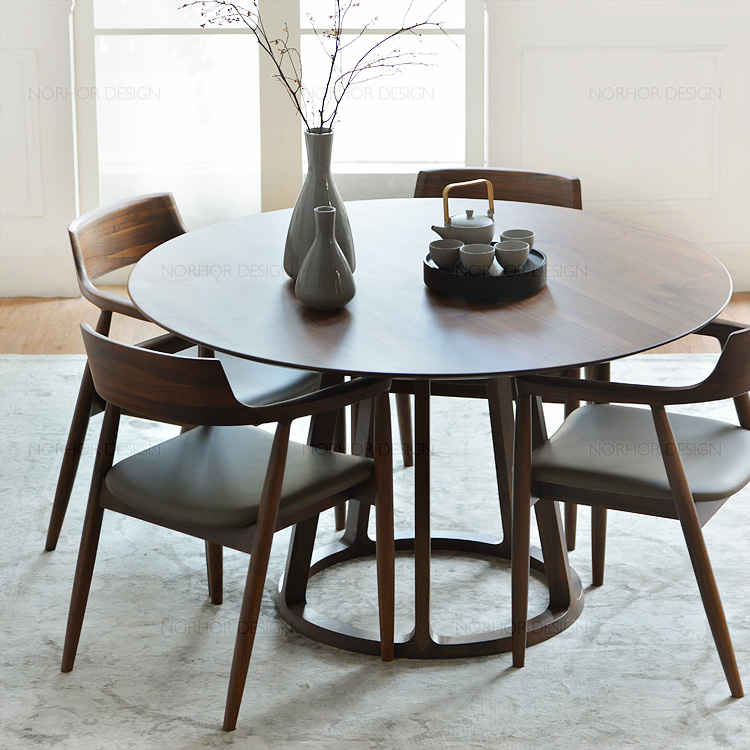 Arts and Crafts Table - Amish Direct Furniture Round wooden dining table, Round