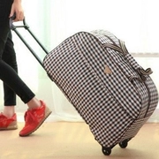 Trường hợp xe đẩy Túi vải Oxford số lượng lớn xe đẩy túi sinh viên Nhật Bản và Hàn Quốc hộp du lịch túi tartan 24 inch