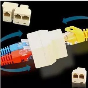 Internet 10%-2 interposer RJ45 Internet 3-way network extension cord network three-to-pass network route branch