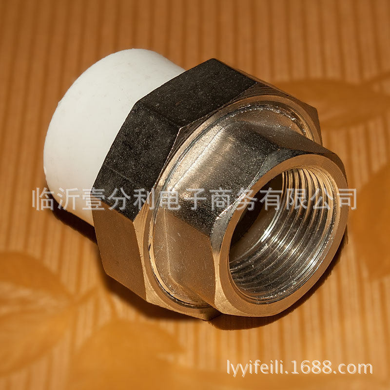 PPR hot and cold water pipe fittings All copper inner wire live connection Home improvement hot melt tap water supply pipe Heating pipe inner wire