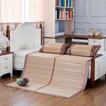Summer mat Bamboo mat foldable 1 8m bed Double mat available on both sides 1 5m bed Natural bamboo mat