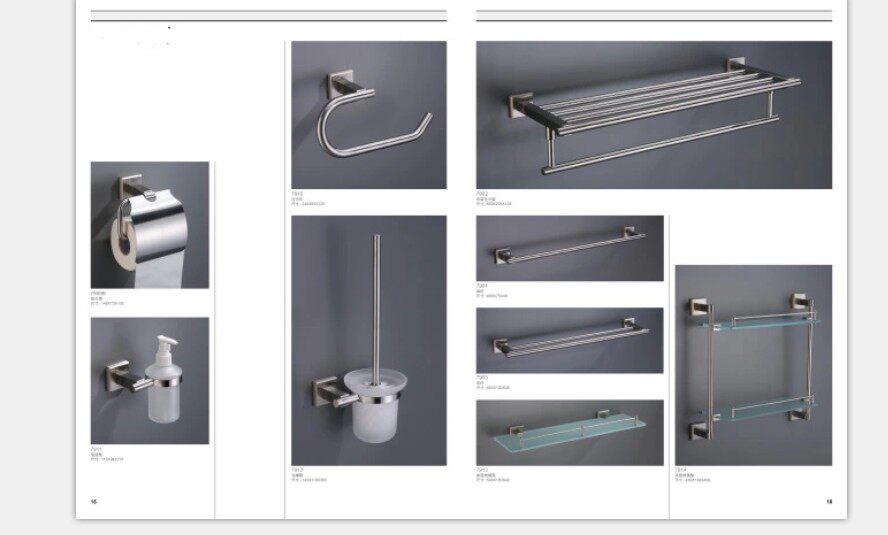 Victory RAL winner bath towel rack Paper towel rack Towel ring toilet brush single hook imported 304 stainless steel