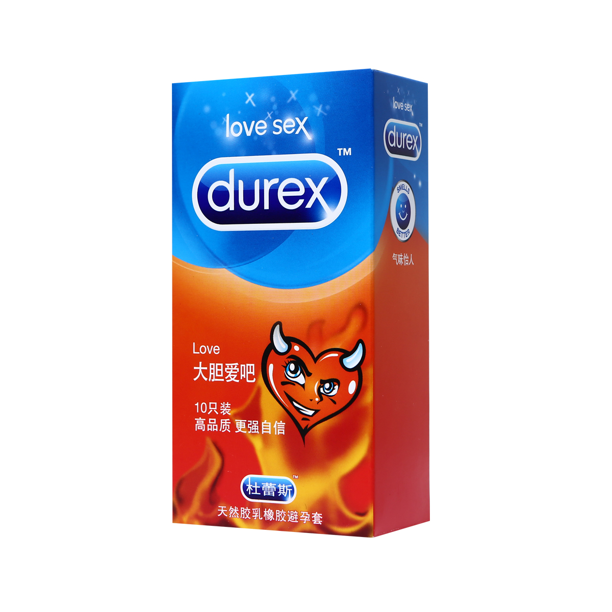 杜蕾斯 LOVE大胆爱吧避孕套(10只)