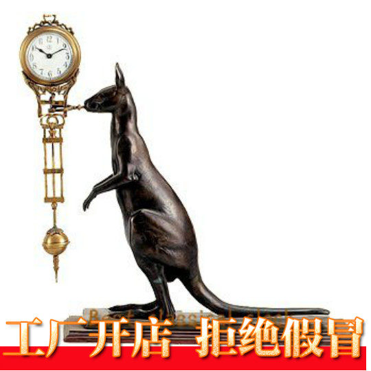 Kangaroo Swing Watch) Eurostyle Imitation Vintage Mechanical Seat Bell) pure brass old upper-stringed antique bell) floor clock