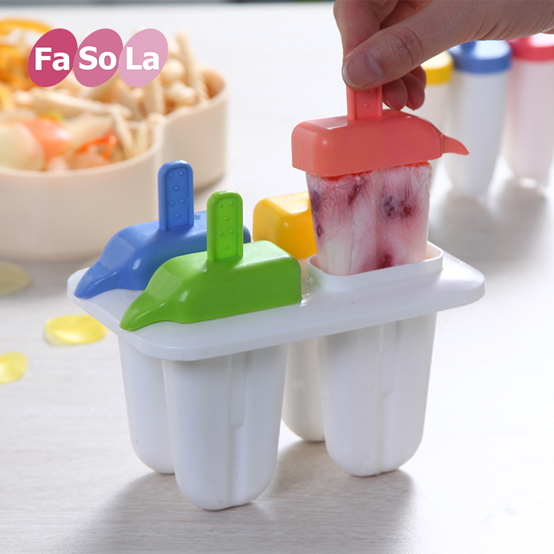 Fasola冰激凌雪糕模具冰淇淋冰糕冰棍模具冰棒棒冰冰块冰格制冰盒