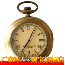 Pocket watch) Φ50 common single pocket watch) Old-fashioned winding pocket watch) Mechanical pocket watch) All-copper retro pocket watch