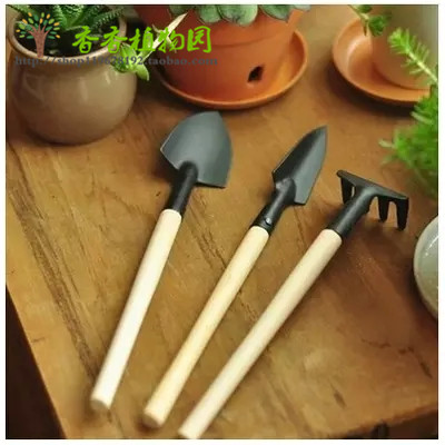 Gardening tool Shovel Rake Mini Three-piece Garden Utensils Family Potted Plant Species Flowers Small Shovel-Taobao
