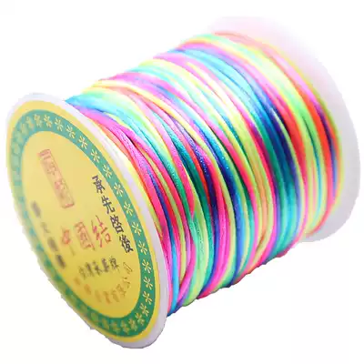 Braided hair rope 7 line braided rope hand jewelry line seven color Chinese knot rope braid hand rope