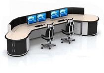 Luxury dispatching console operating console rocker arm bracket non-edge control console priced by the meter