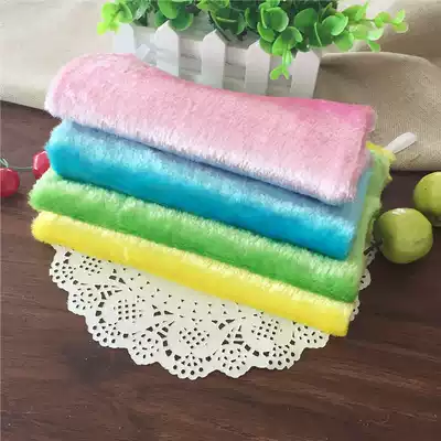 Wood fiber double-layer dishwashing towel dishwashing cloth rag Cleaning cloth rag does not lose hair