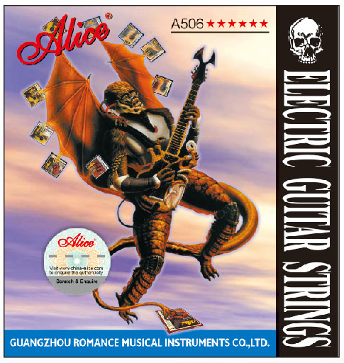  Electric Guitar Strings A506SL Set Of 6 Strings Set 009 Alice One 1 String 2 Strings 5 Loose 503SL