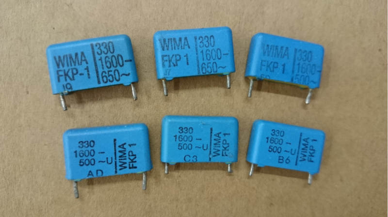 WIMA capacitive 1600v330p blue Weimar 331330 p 1600v German original unloader Weimar capacitive FKP-Taobao
