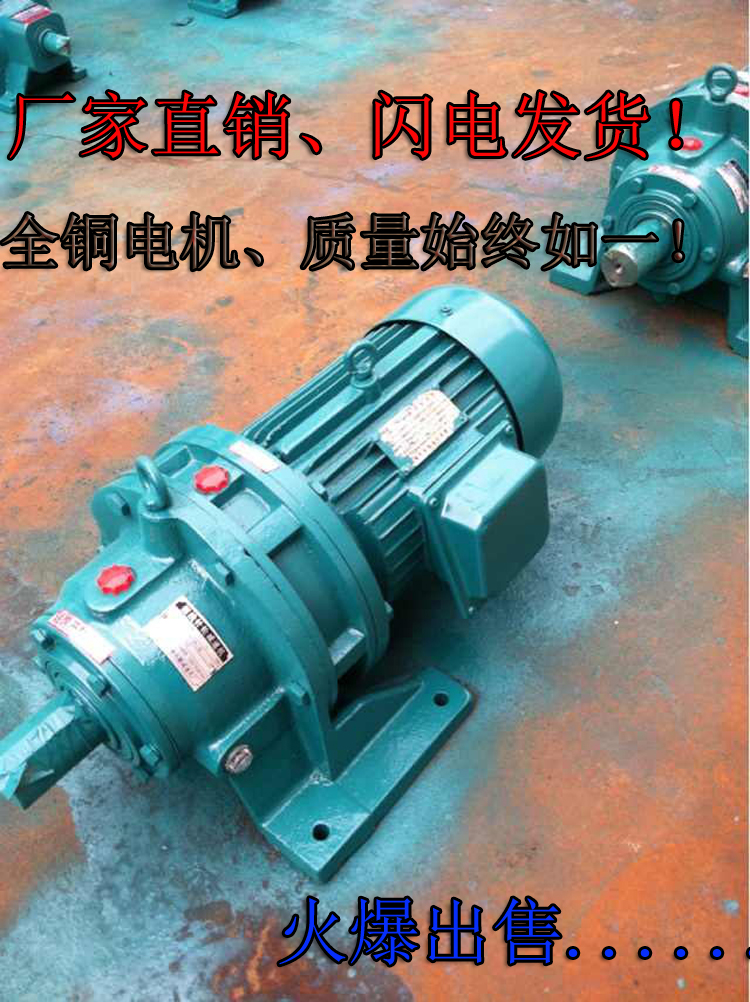 BWDY0#-17-0.75KW Horizontal Cycloidal Needle Wheel Reducer Cycloidal Wheel All Copper National Standard Models are complete