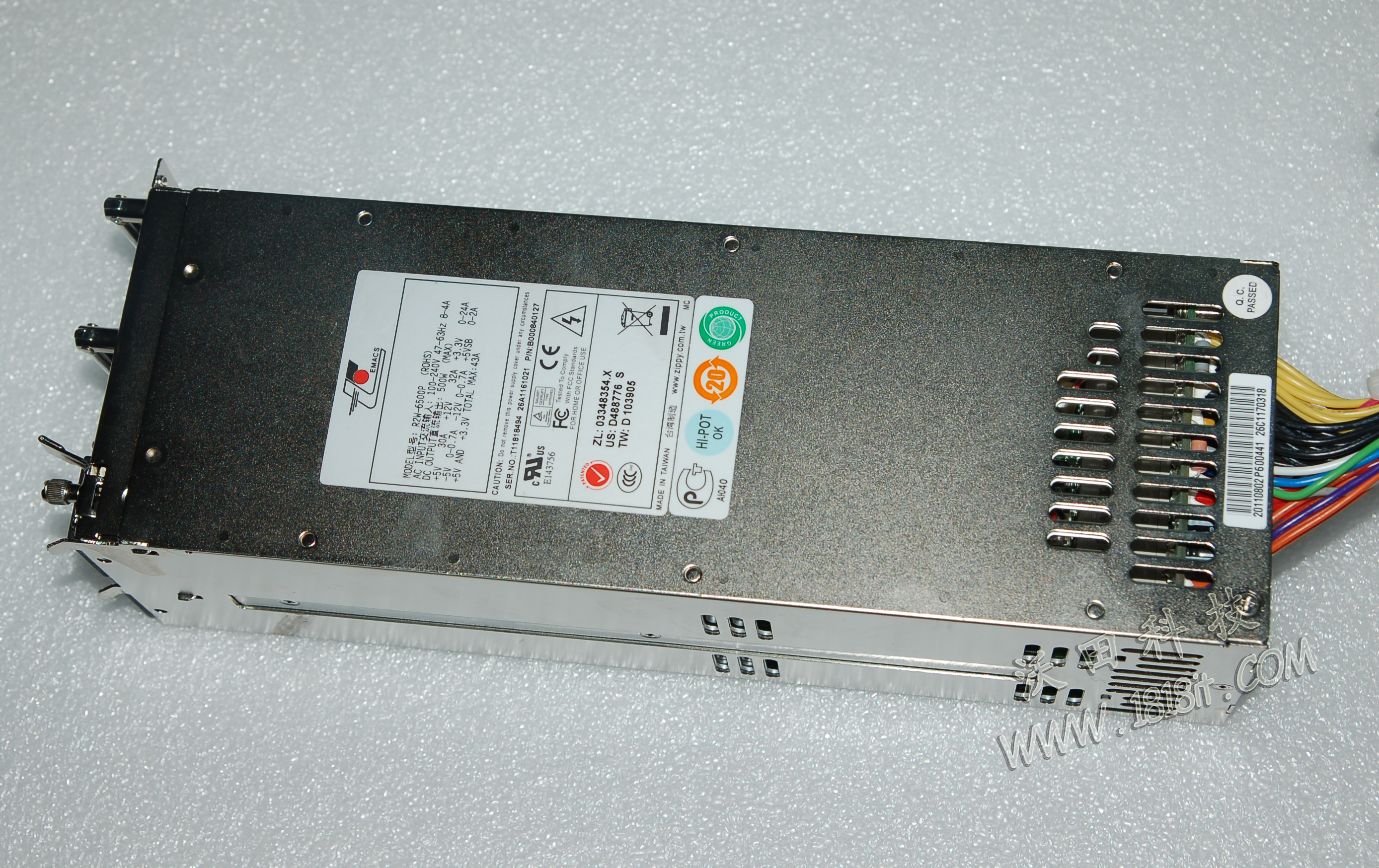 New giant EMACS R2W-6500P R2W-6500P-R redundant power server power