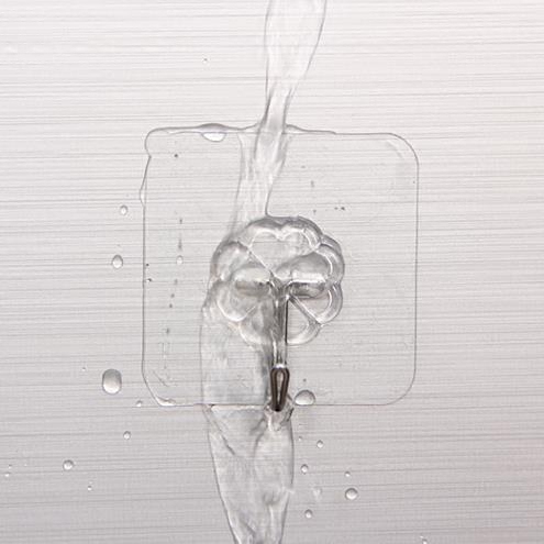 Load-bearing 10kg Non-marking hook Adhesive type strong adhesive wall hook Nail-free hook Self-free drilling hook behind the door 8P