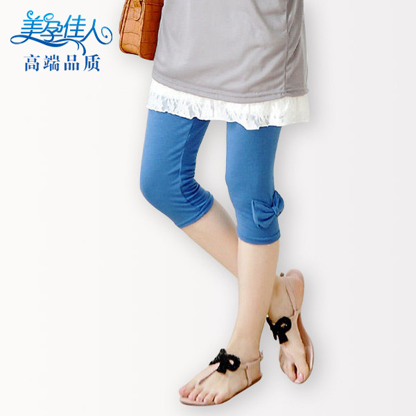 Pregnant women's inner pants summer maternity pants summer pants cropped pants maternity pants 7 small size thin women